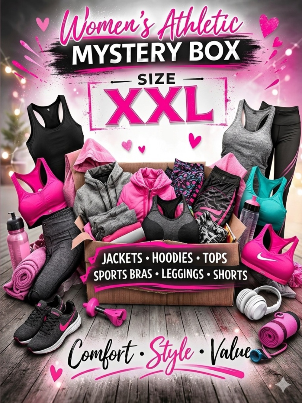 Women's Athletic Mystery Box XXL - Activewear